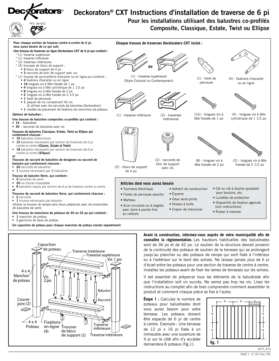 Deckorators, Railretainer.ai, Vis 1 po vis 2 po | Deckorators CXT6 Rail User Manual | Page 5 / 12