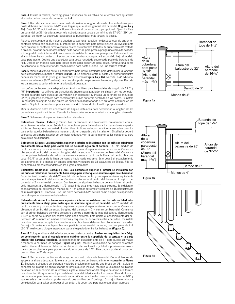 Deckorators Aluminum 6 Railing User Manual | Page 10 / 12