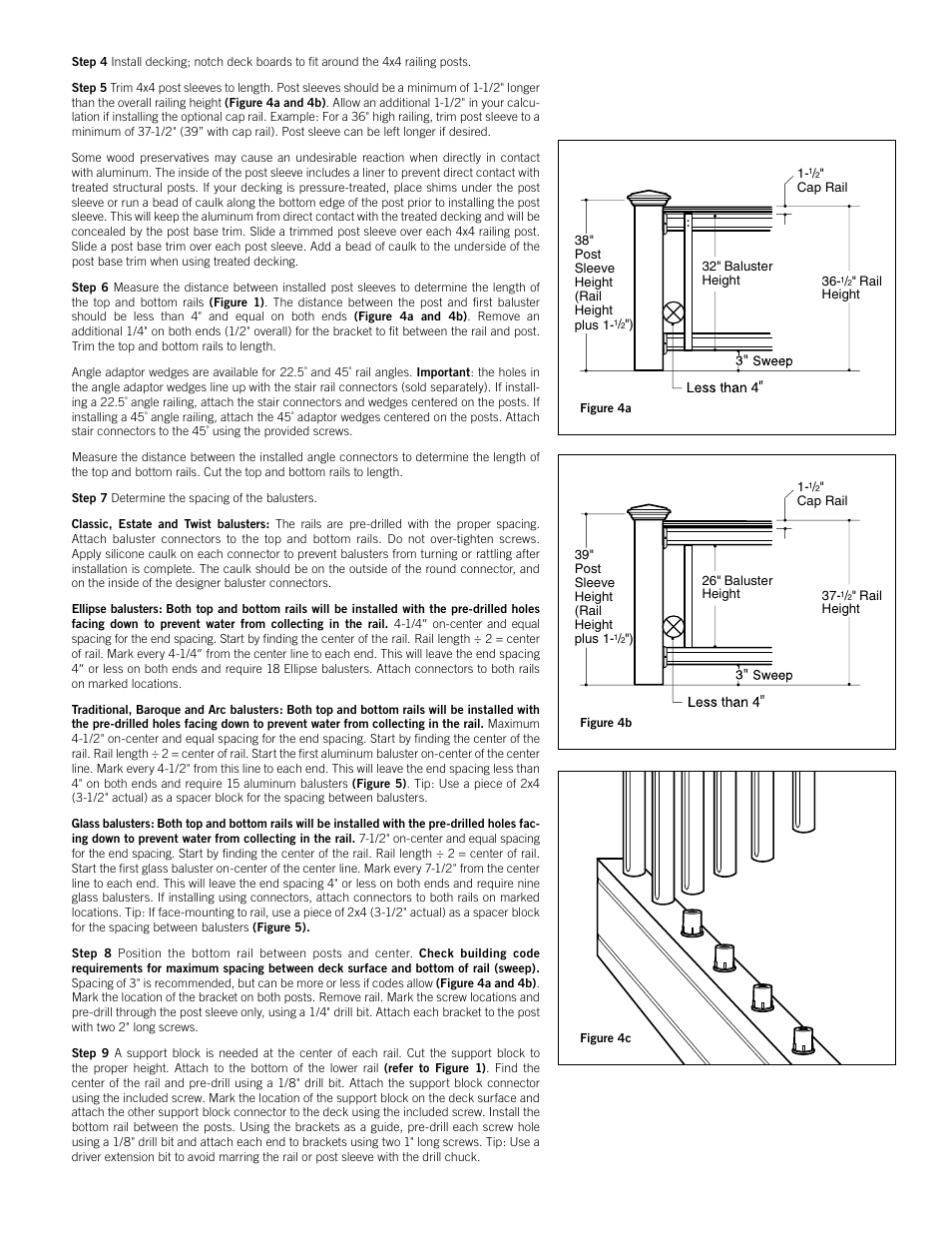 Deckorators Aluminum 6 Railing User Manual | Page 2 / 12