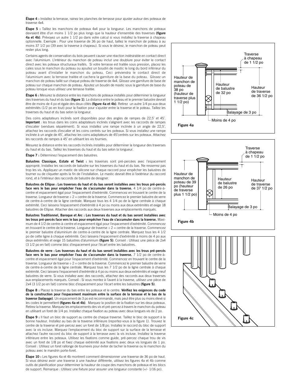 Deckorators Aluminum 6 Railing User Manual | Page 6 / 12