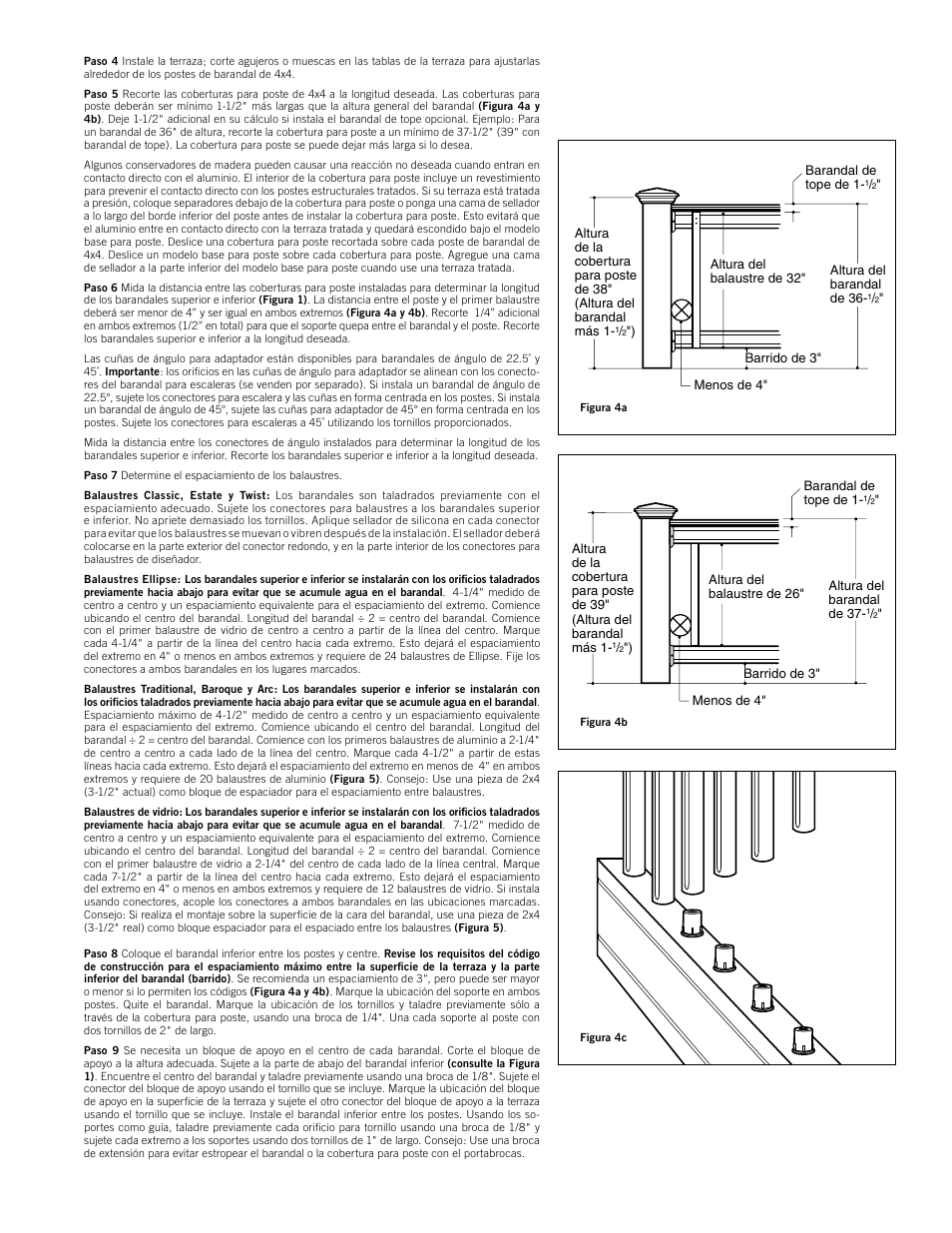 Deckorators Aluminum 8 Railing User Manual | Page 10 / 12