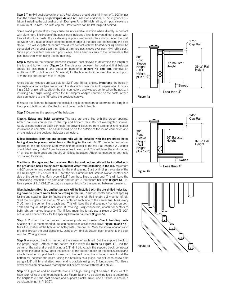 Deckorators Aluminum 8 Railing User Manual | Page 2 / 12