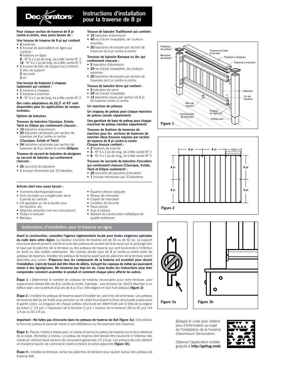 Fig.3.eps | Deckorators Aluminum 8 Railing User Manual | Page 5 / 12