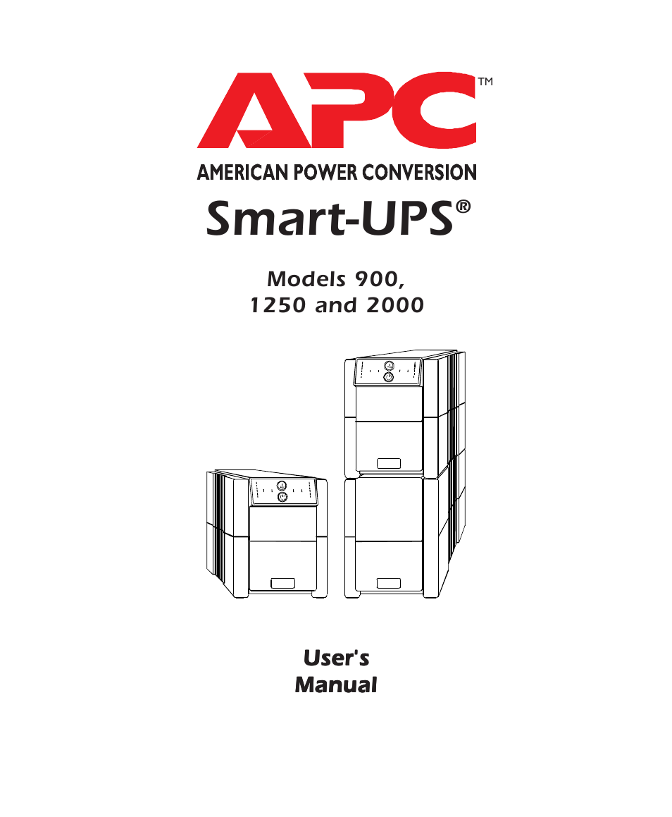 APC 2000 User Manual | 44 pages