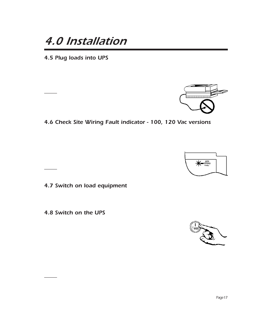 0 installation | APC 2000 User Manual | Page 19 / 44