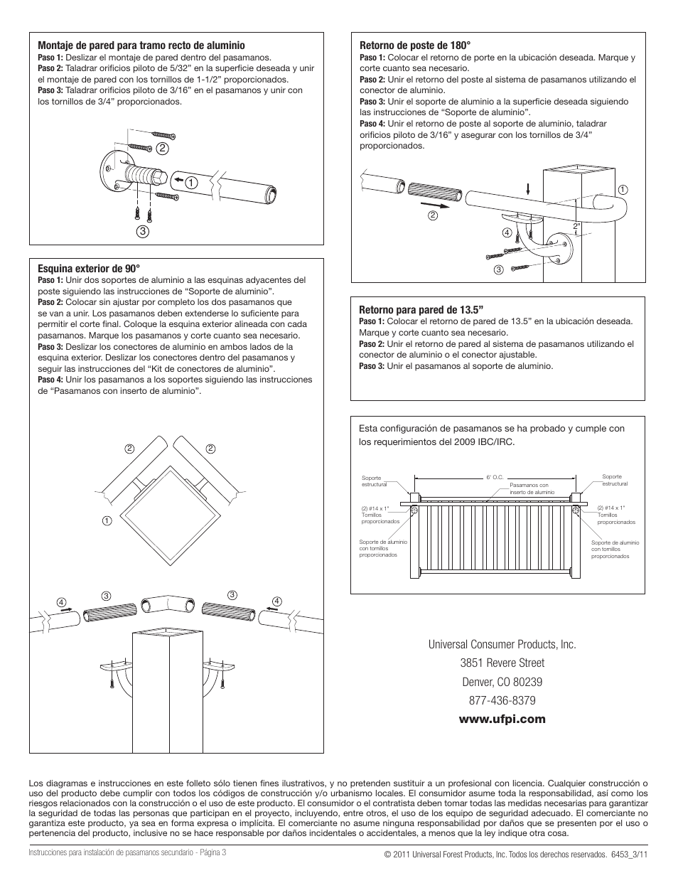 Straightwall-mount2.ai | Deckorators Secondary Handrail User Manual | Page 9 / 9