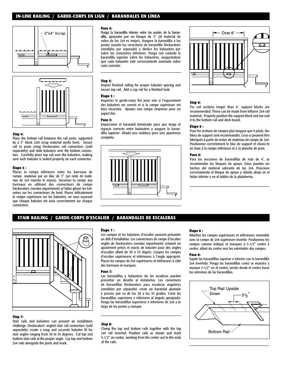 Deckorators Colonial Baluster User Manual | Page 2 / 3
