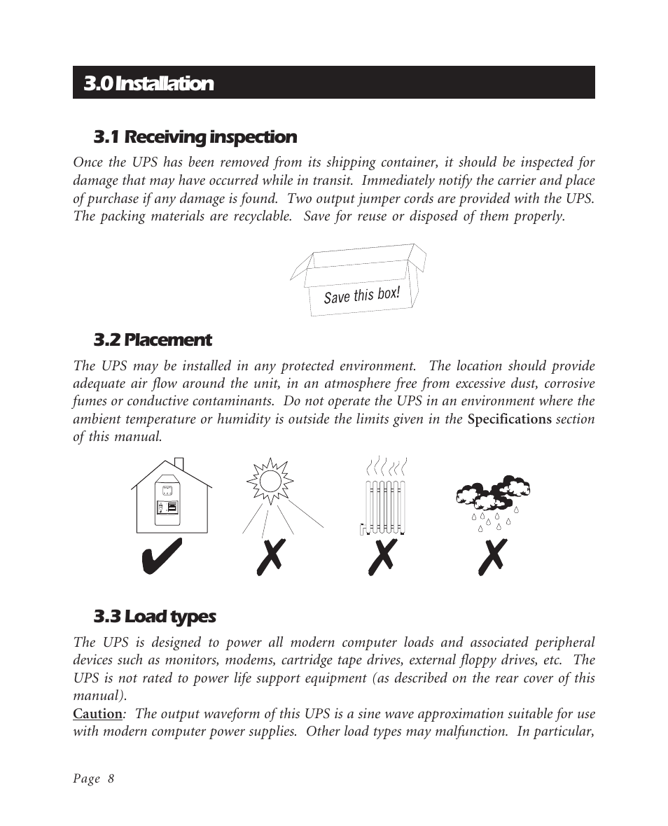 0 installation | APC BK600EI User Manual | Page 10 / 40