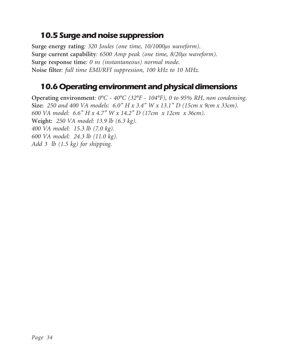 APC BK600EI User Manual | Page 36 / 40