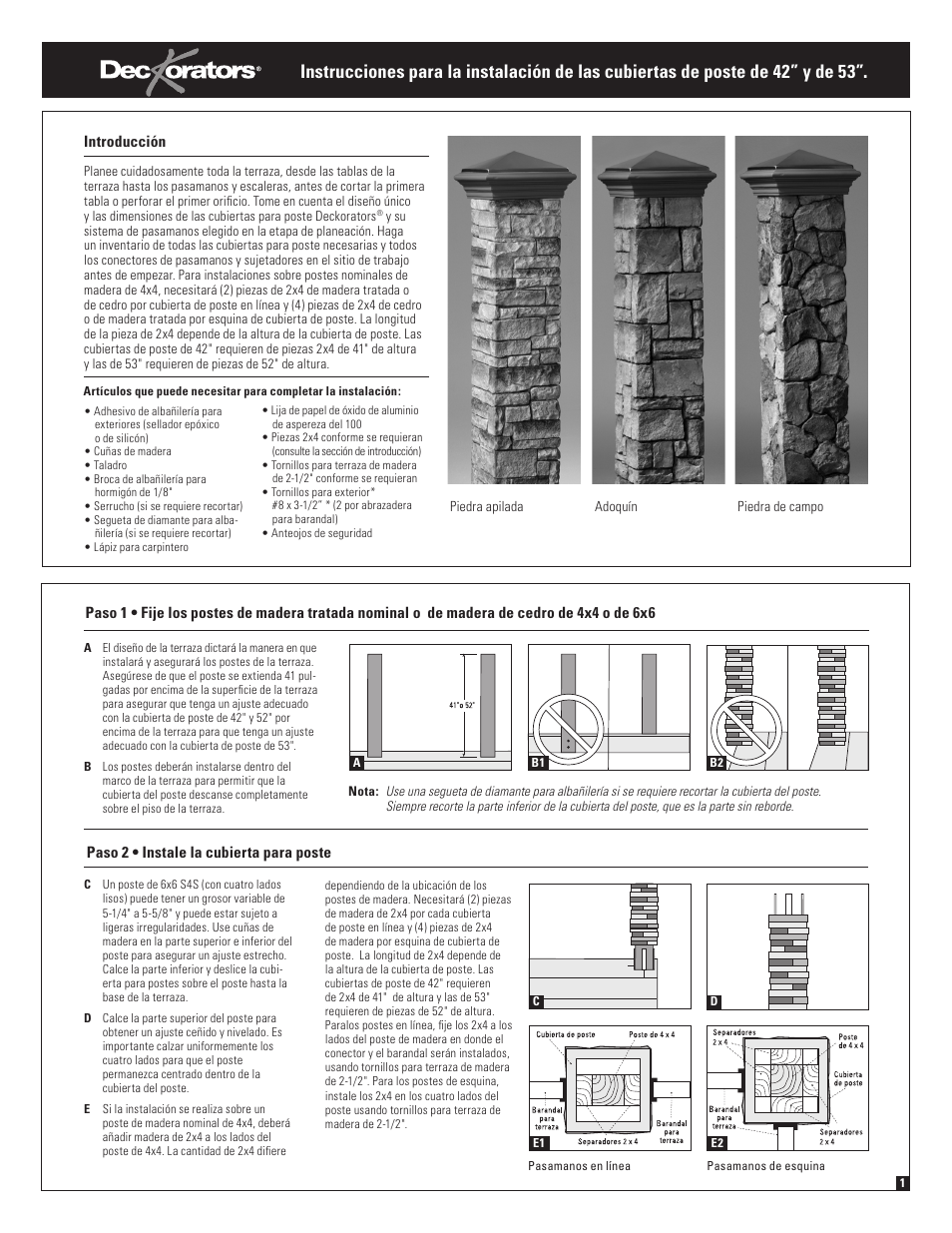 Deckorators Postcover User Manual | Page 5 / 6