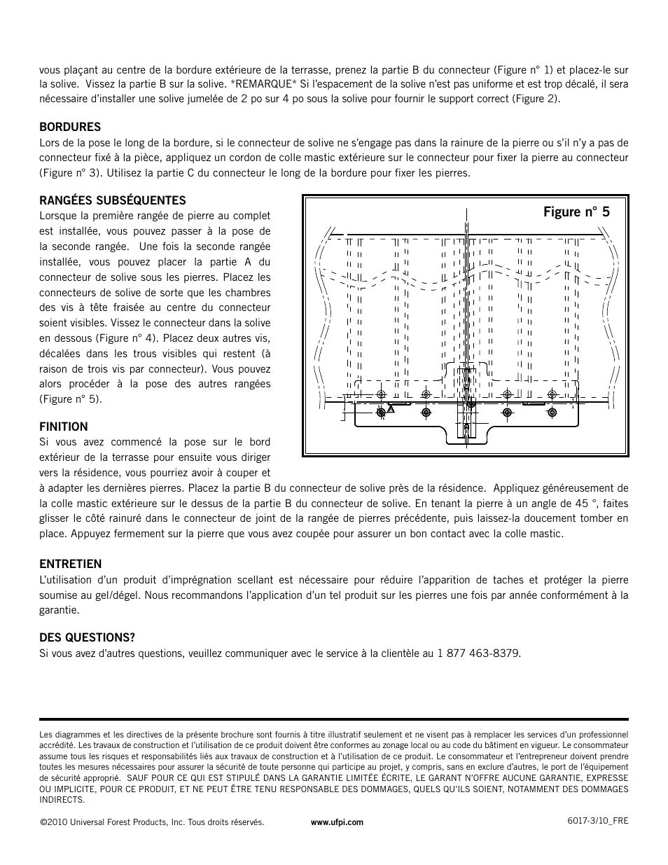 Figure n° 5 | Deckorators Deck Stones User Manual | Page 6 / 6