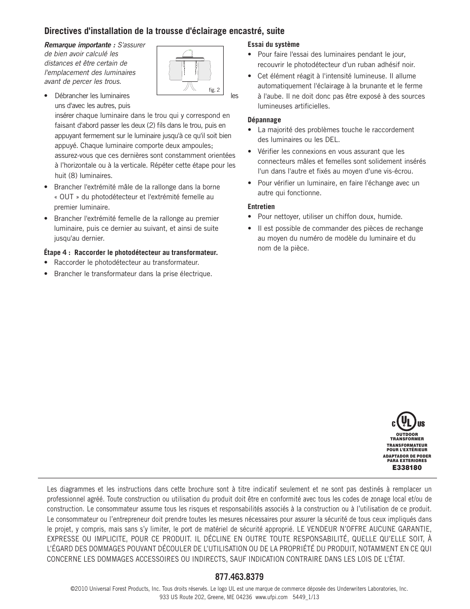 Deckorators Recessed Lighting Kit User Manual | Page 4 / 6