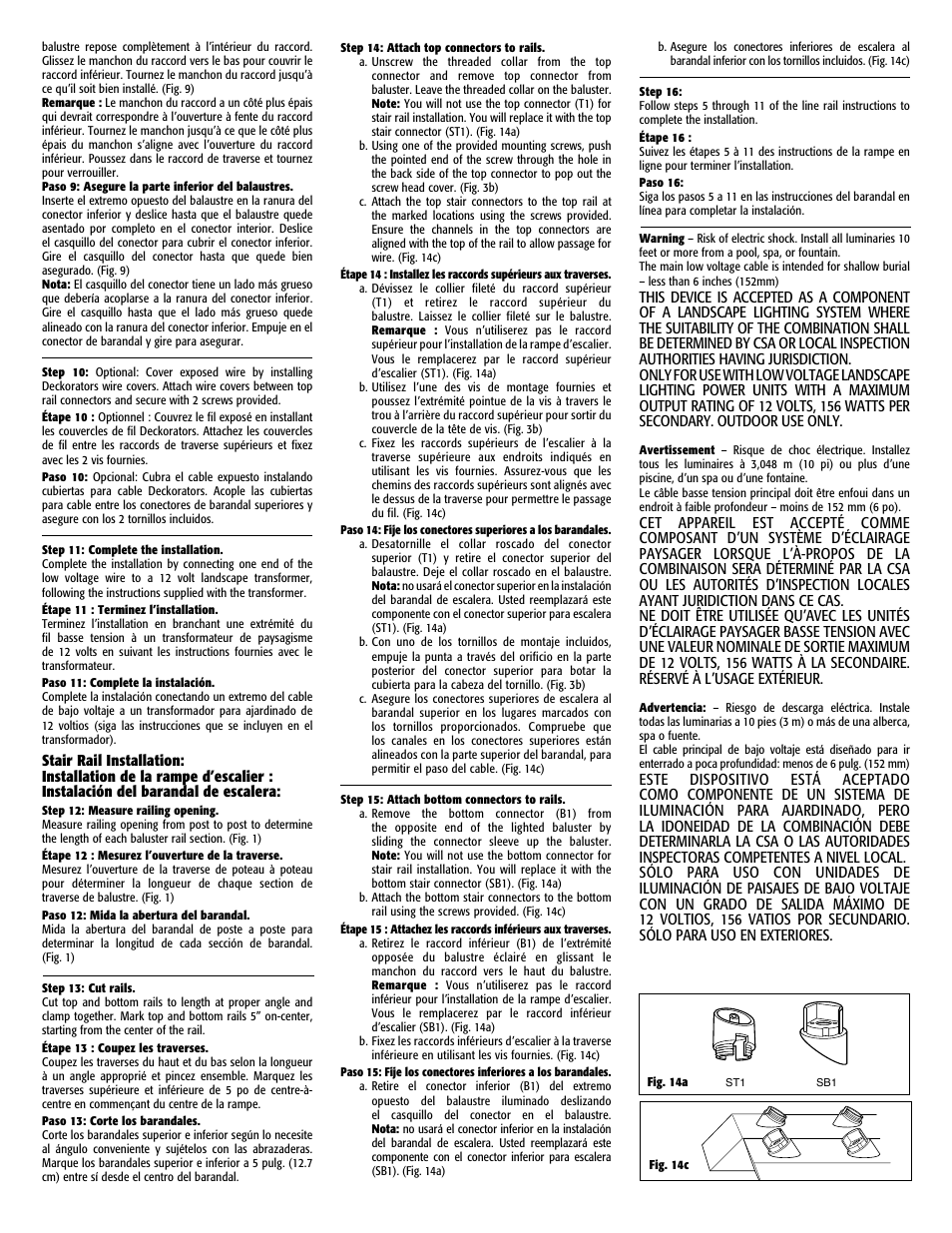 Deckorators Lighted Willow Balusters User Manual | Page 3 / 8