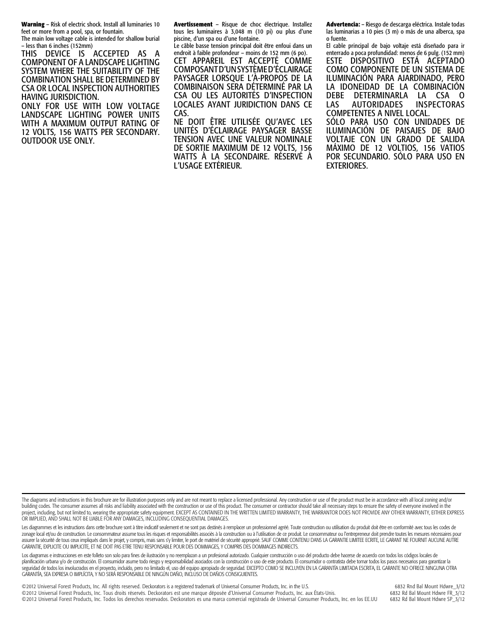 Deckorators Round Baluster Mounting Hardware User Manual | Page 4 / 8