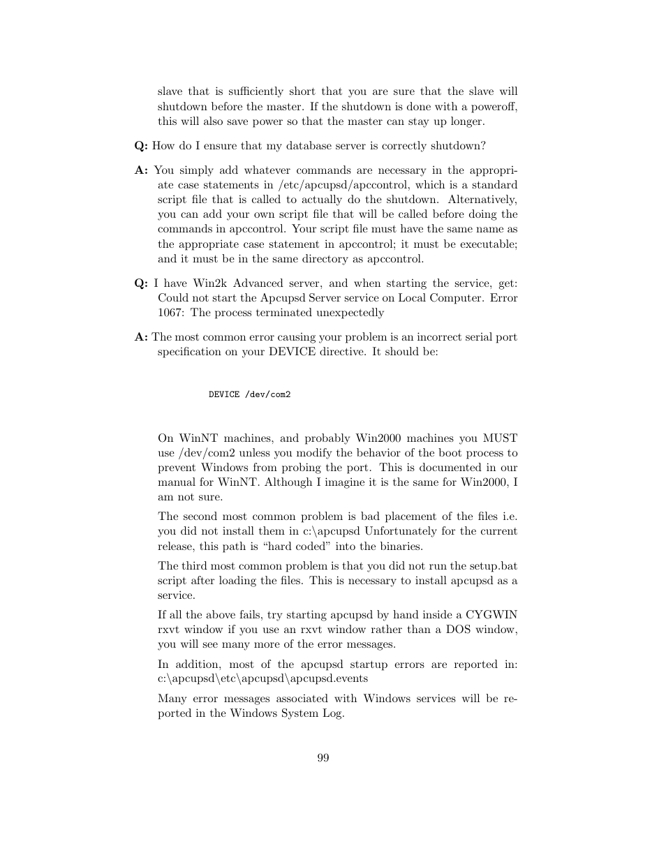 APC UPS control system User Manual | Page 100 / 233