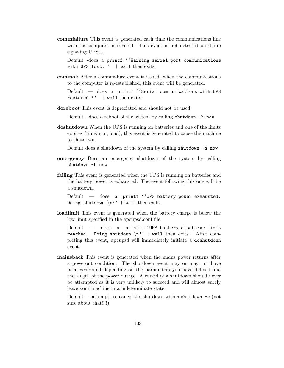 APC UPS control system User Manual | Page 104 / 233