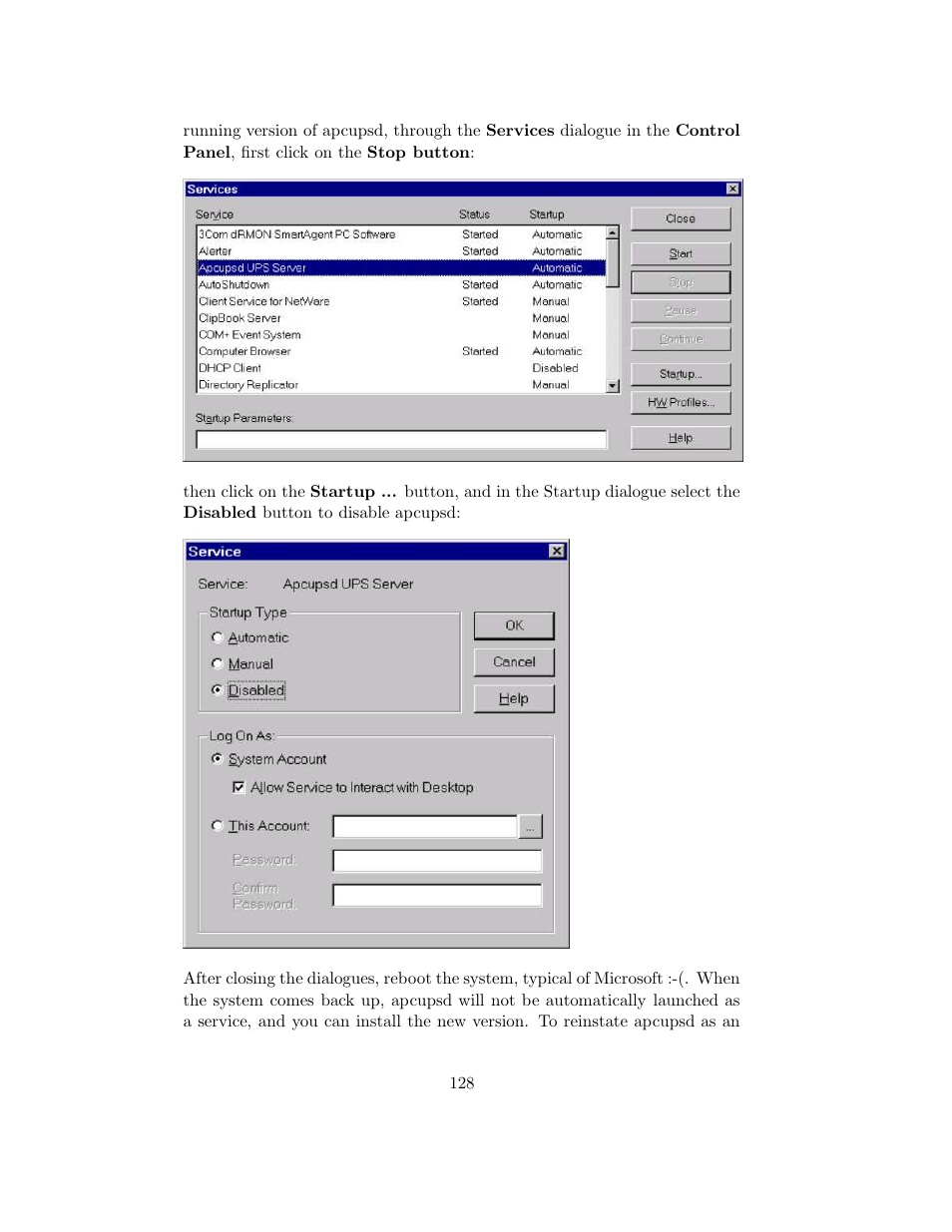 APC UPS control system User Manual | Page 129 / 233