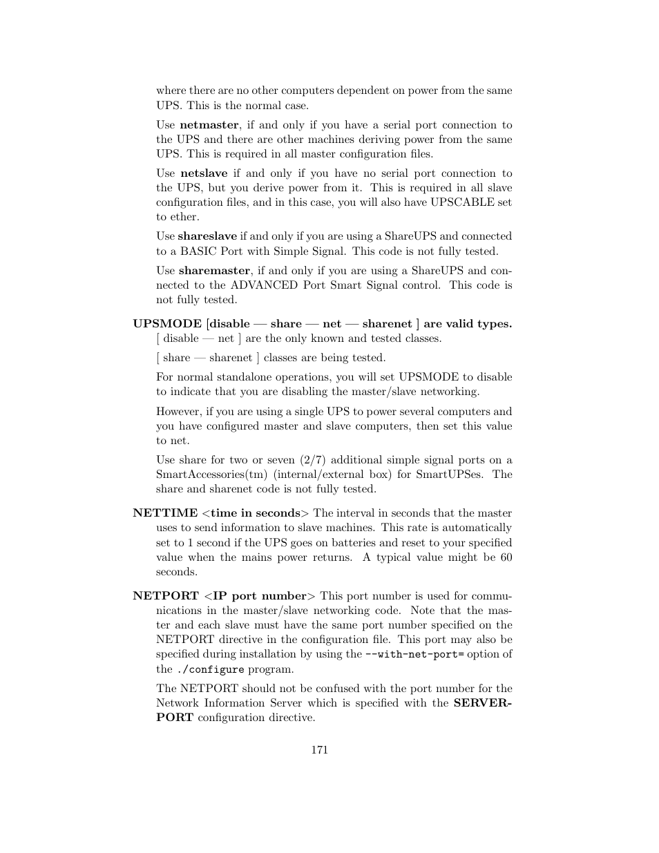 APC UPS control system User Manual | Page 172 / 233