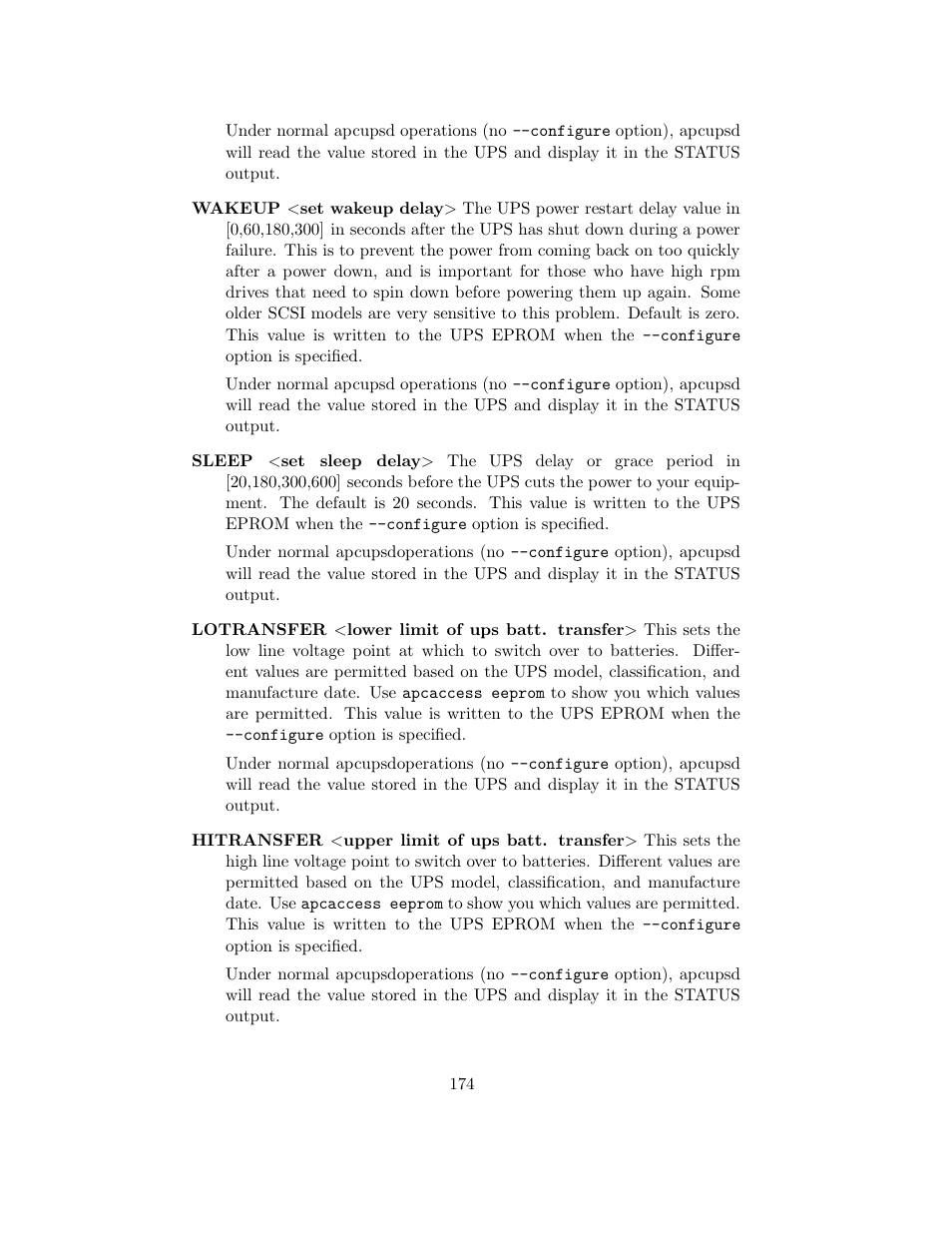 APC UPS control system User Manual | Page 175 / 233