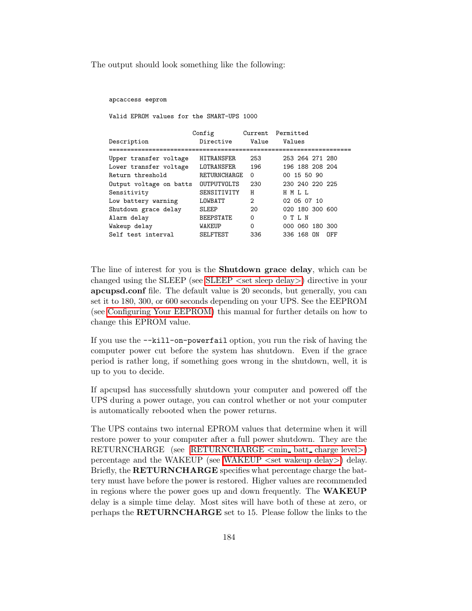 APC UPS control system User Manual | Page 185 / 233