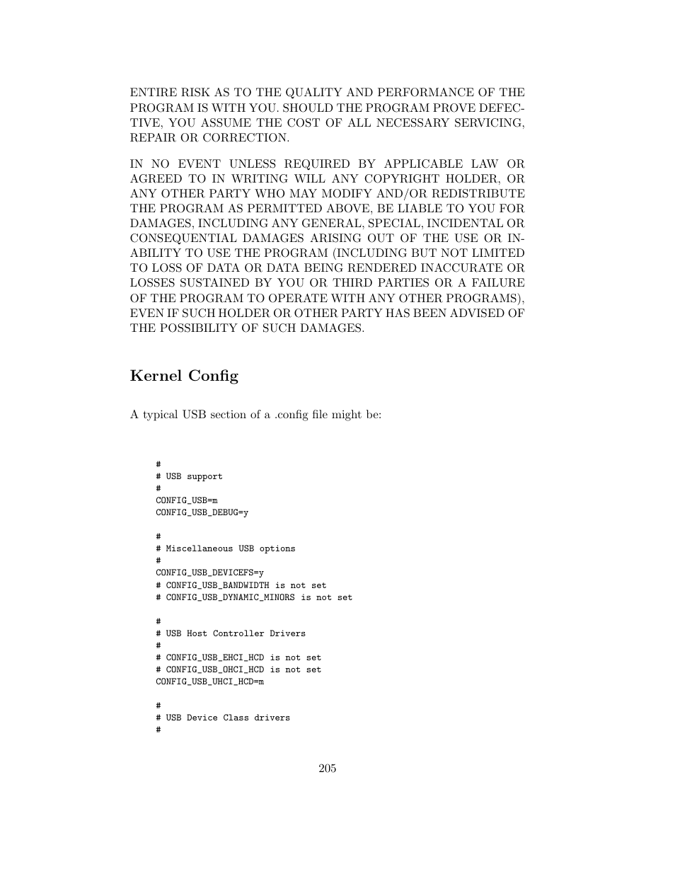 Kernel config | APC UPS control system User Manual | Page 206 / 233
