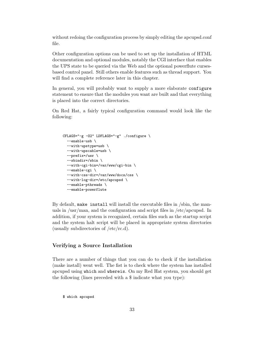 Verifying a source installation | APC UPS control system User Manual | Page 34 / 233