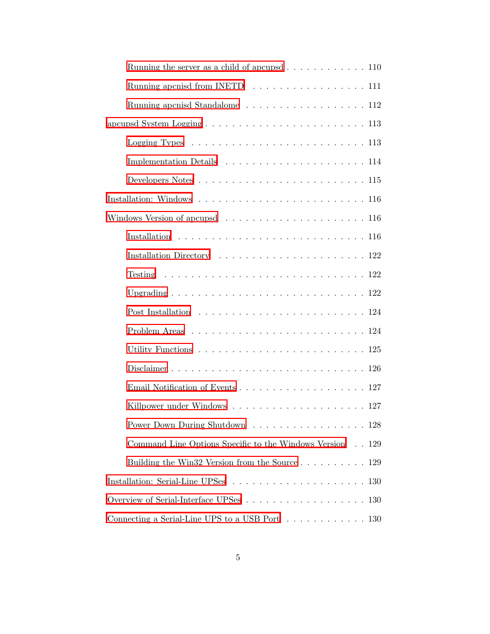 APC UPS control system User Manual | Page 6 / 233
