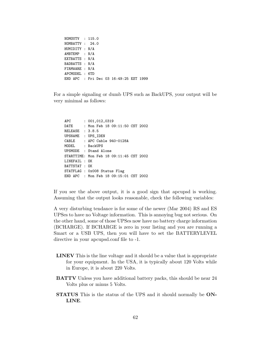 APC UPS control system User Manual | Page 63 / 233