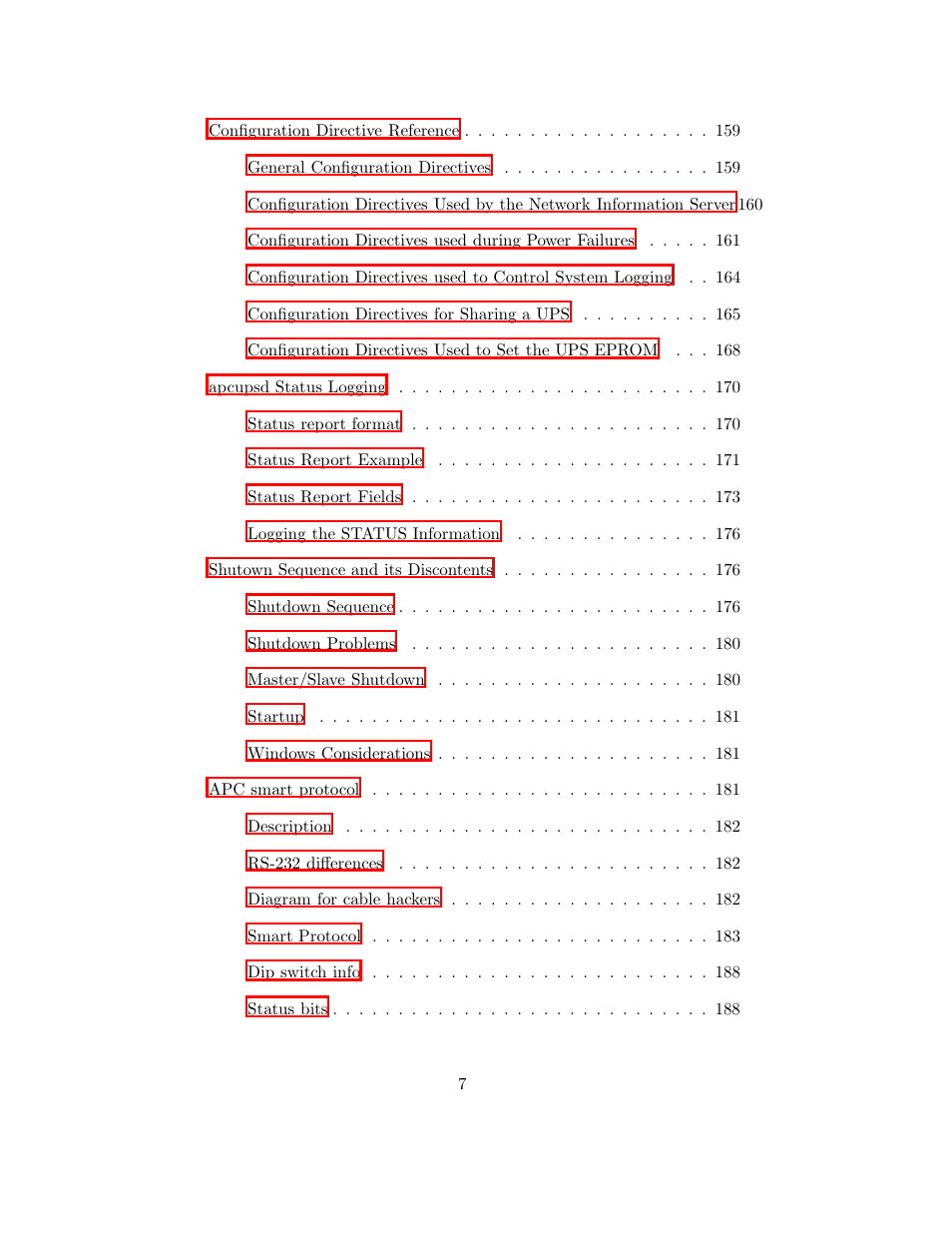 APC UPS control system User Manual | Page 8 / 233