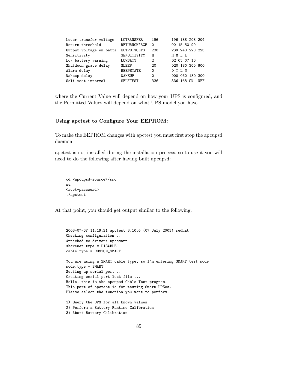 APC UPS control system User Manual | Page 86 / 233