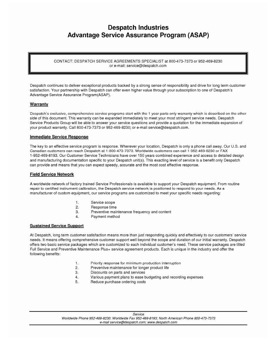 Despatch MIC1462 Controller Manual User Manual | Page 112 / 112