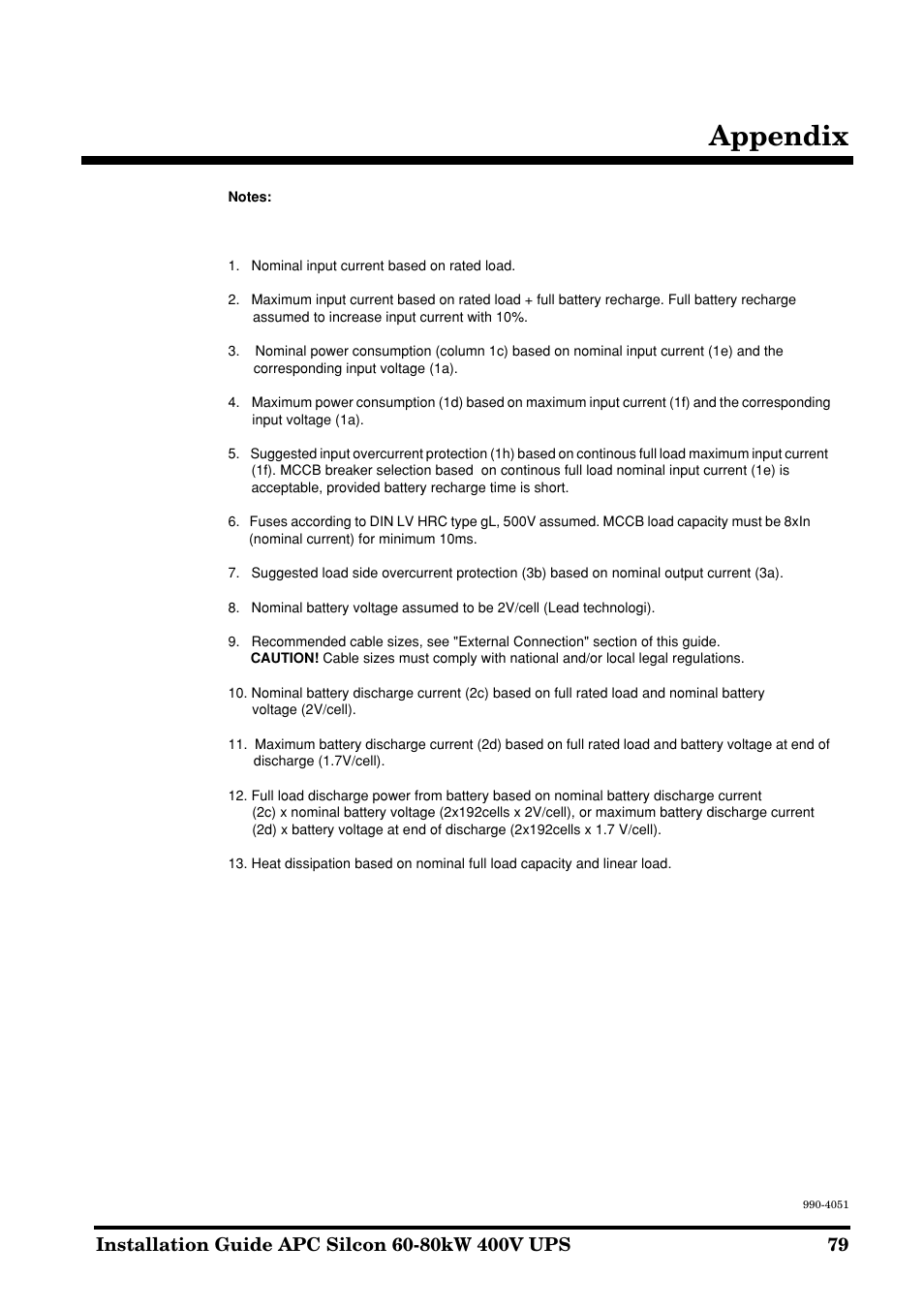 Appendix | APC 60-80kW User Manual | Page 79 / 80