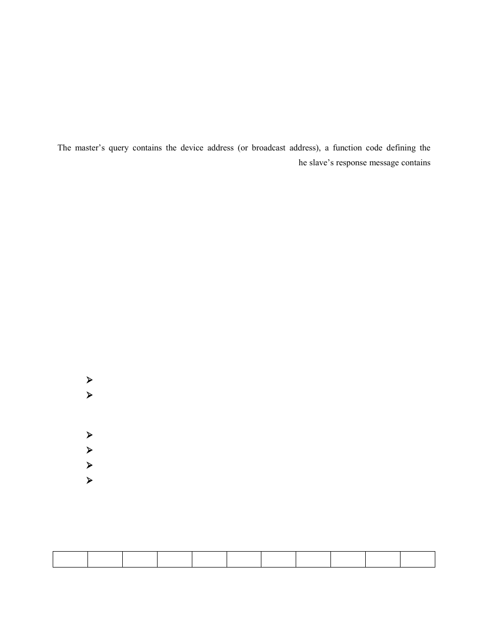 6 modbus protocol quick reference | Despatch Protocol Plus Modbus Communications User Manual | Page 43 / 53