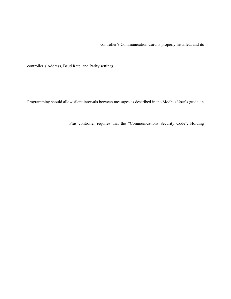 Despatch Protocol Plus Modbus Communications User Manual | Page 53 / 53