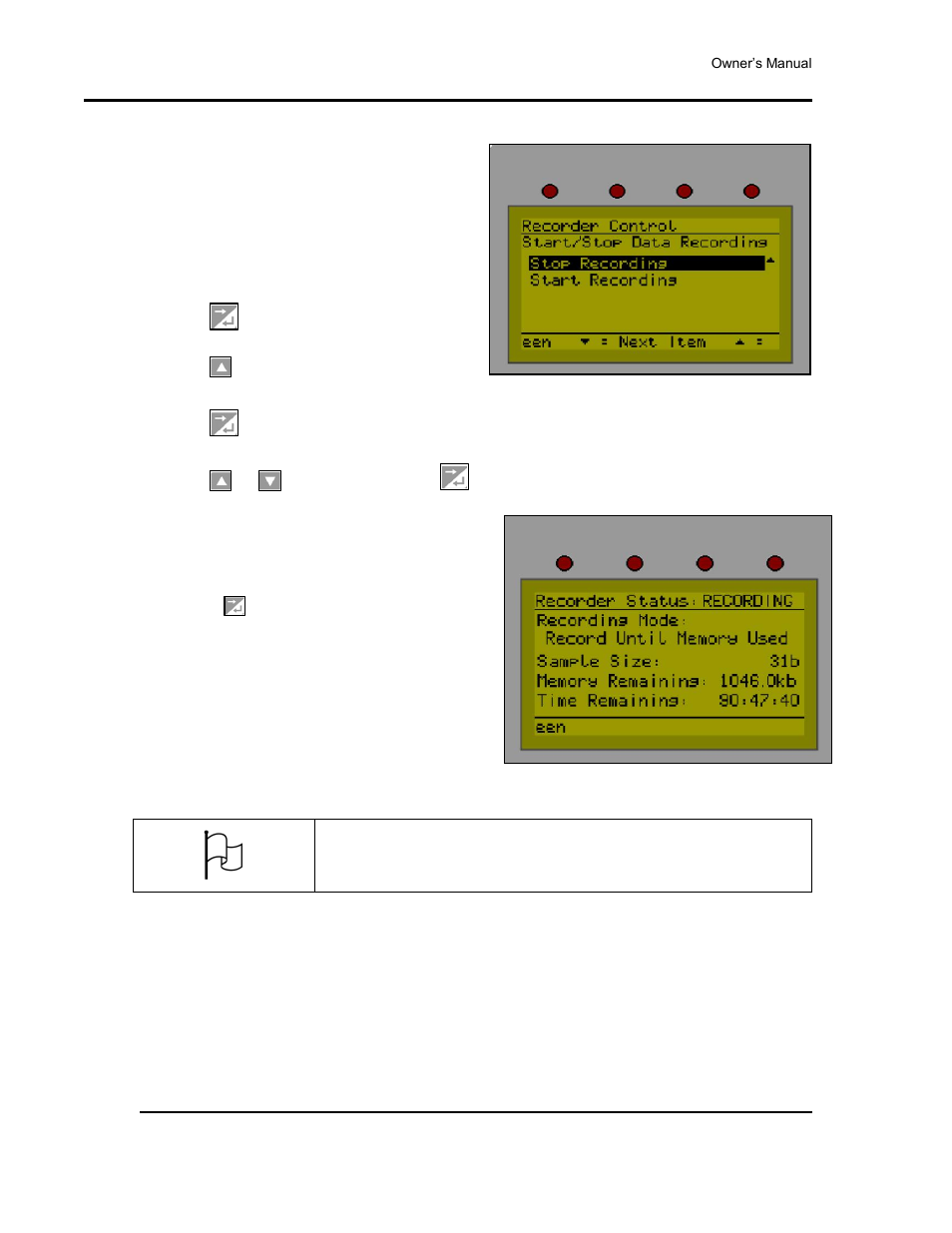 Recorder control | Despatch Protocol 3 Controller User Manual | Page 40 / 69