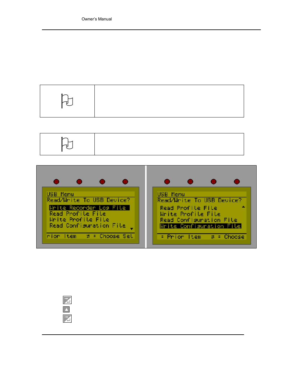 Usb menu | Despatch Protocol 3 Controller User Manual | Page 41 / 69