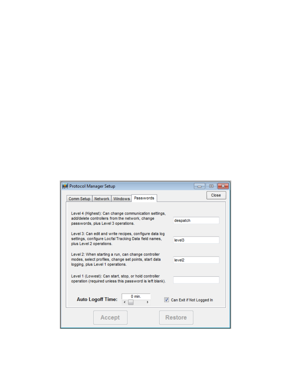 Despatch Protocol Manager with Protocol Plus User Manual | Page 20 / 57