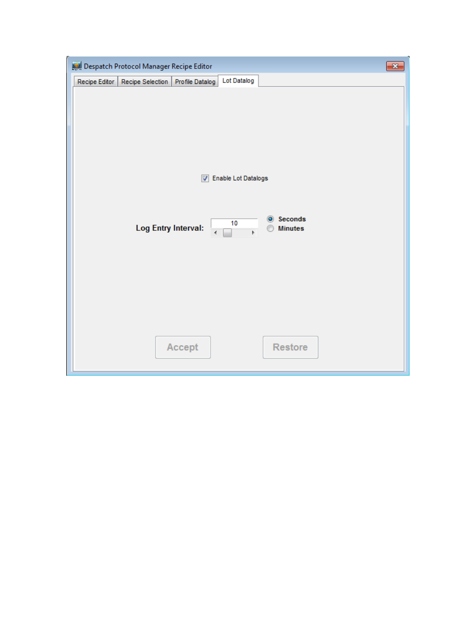 Despatch Protocol Manager with Protocol Plus User Manual | Page 38 / 57