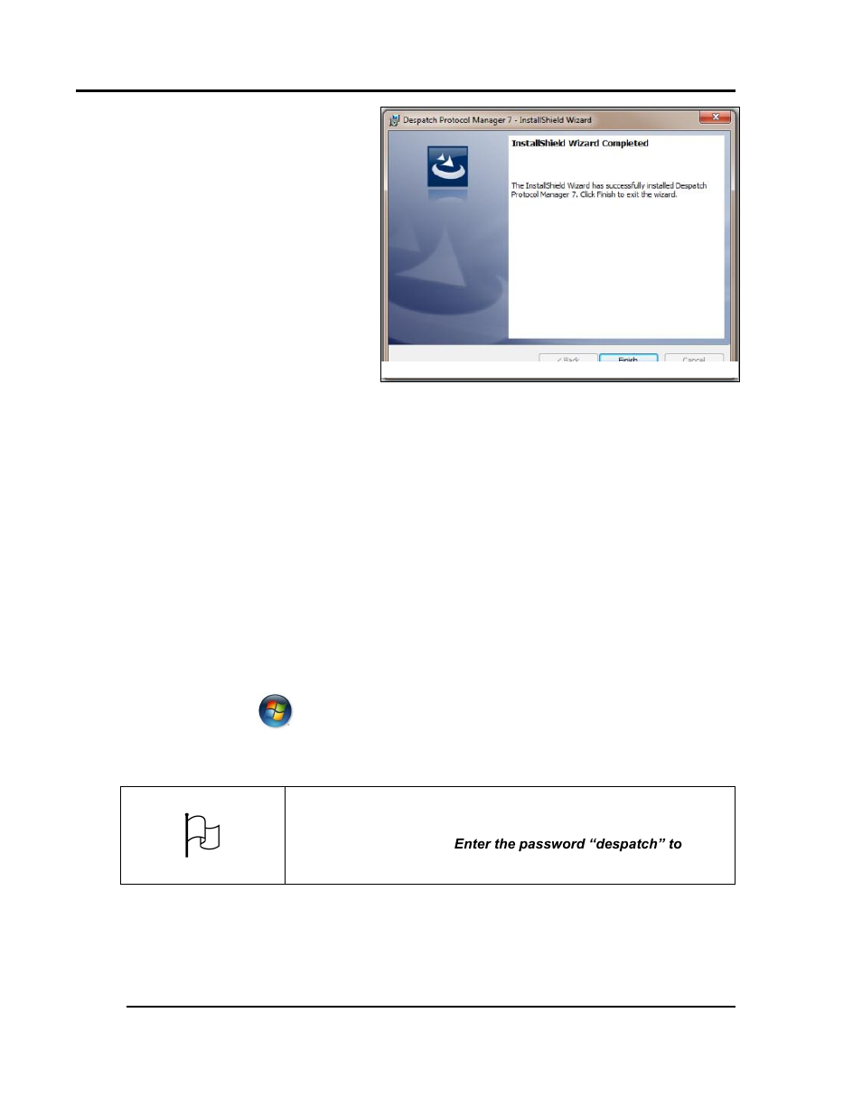 Protocol manager software setup, Startup and login | Despatch Protocol Manager with Protocol 3 and Protocol Plus User Manual | Page 16 / 58