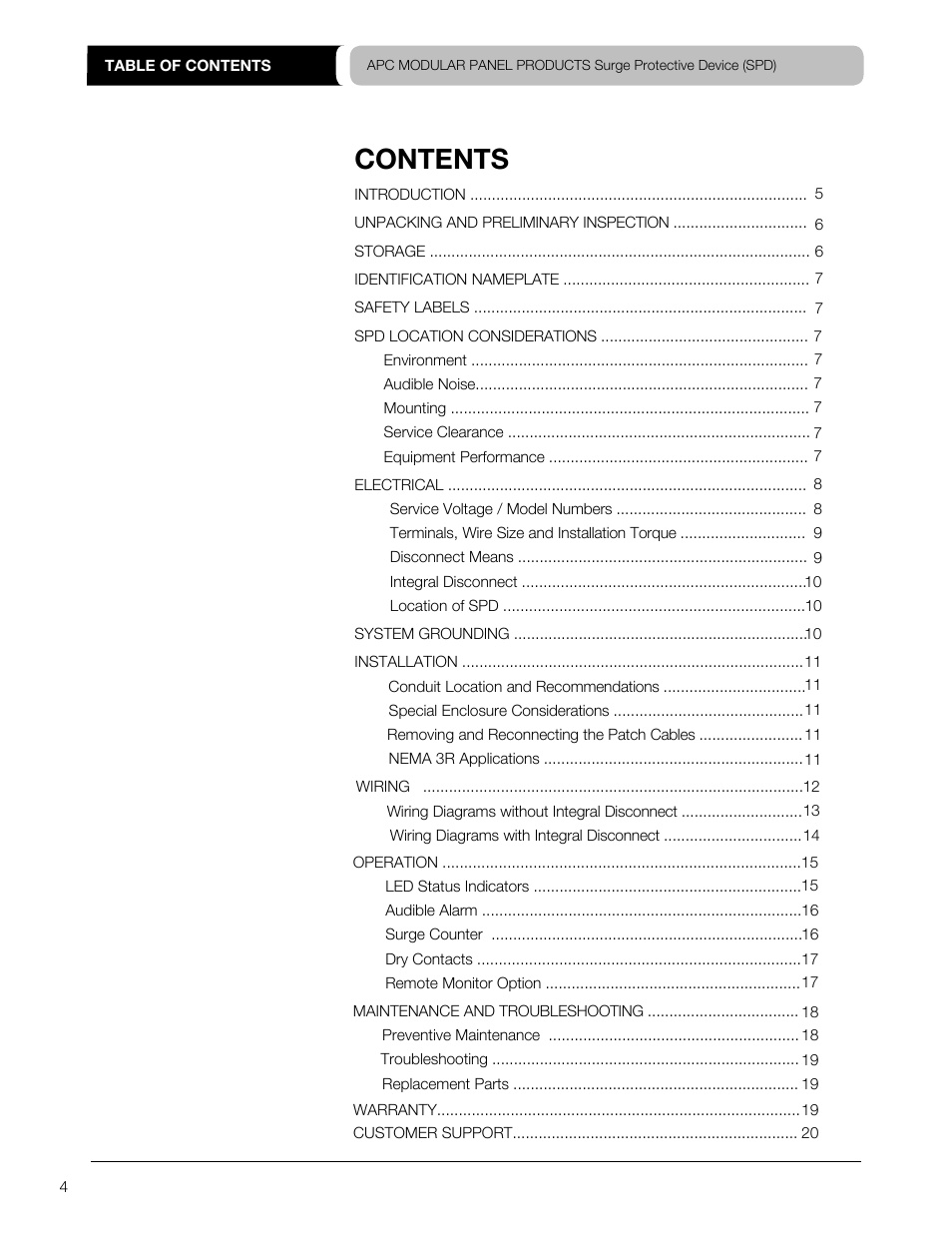 APC SURGEARREST PMF3DS-A User Manual | Page 4 / 20