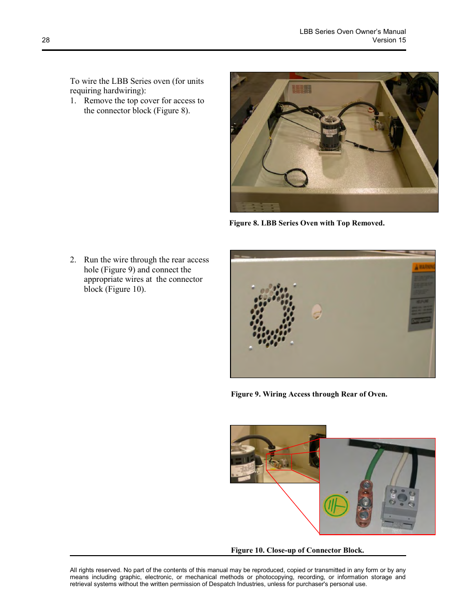 Despatch LBB2-xxA/B-1 User Manual | Page 28 / 75