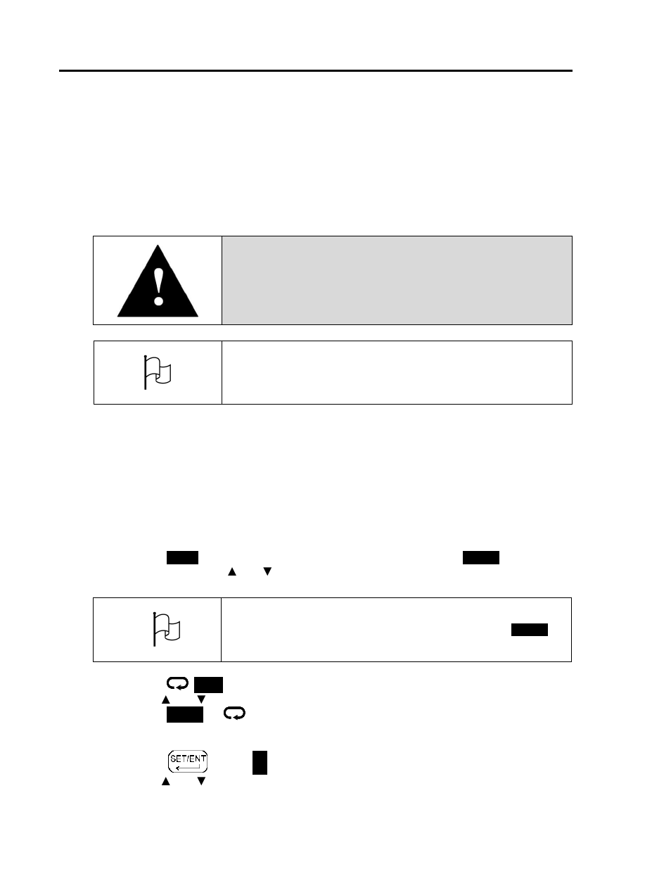 Warning, Operating procedure—standard control instrument | Despatch LBB2-xxA/B-2 User Manual | Page 30 / 74