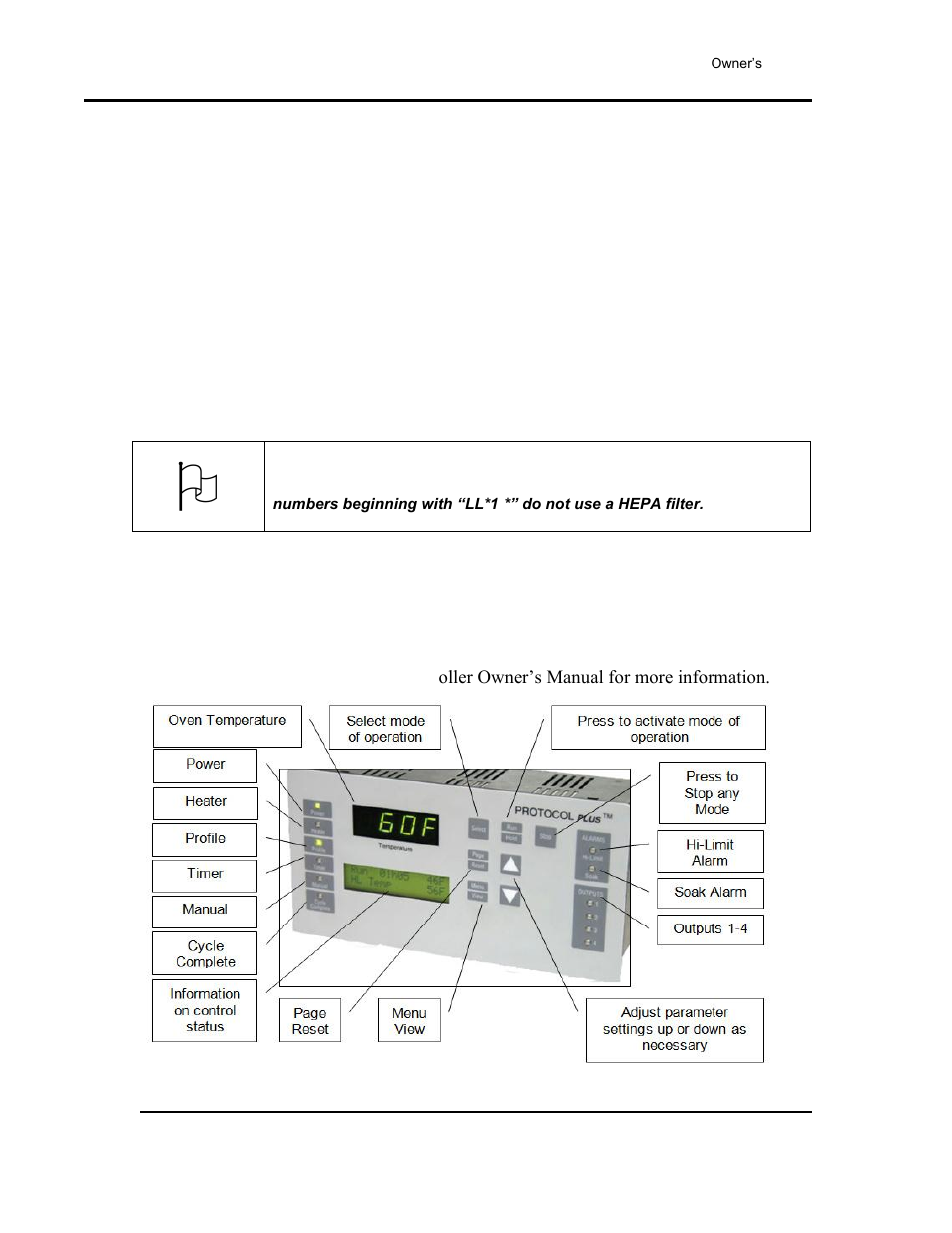 The protocol plus controller | Despatch Stackable LCC/LCD User Manual | Page 16 / 69