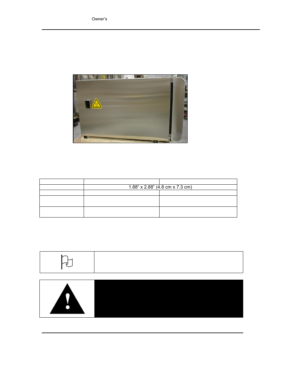 Exhaust connections, Wiring & power connections, Table 4. exhaust connection requirements | Danger | Despatch Stackable LCC/LCD User Manual | Page 27 / 69
