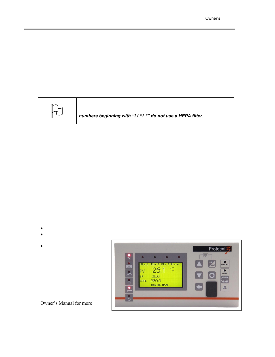 The protocol 3 controller | Despatch Stackable LCC/LCD-4 User Manual | Page 16 / 67