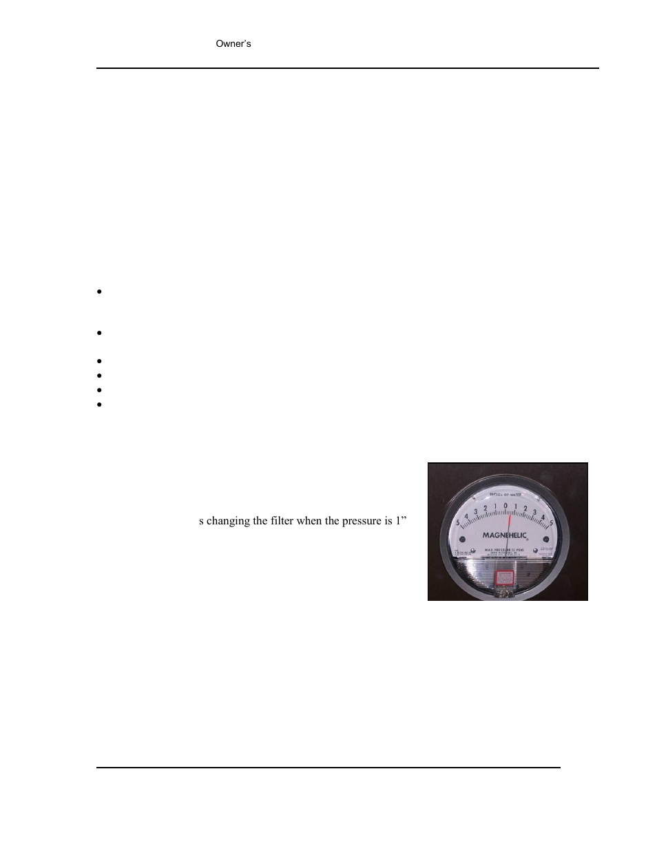 Hepa filter burn-off process, Hepa filter unit replacement, Hepa filter: magnehelic pressure gauge | Despatch LCC/LCD2-14-4 Oven Series with Protocol 3 User Manual | Page 21 / 59