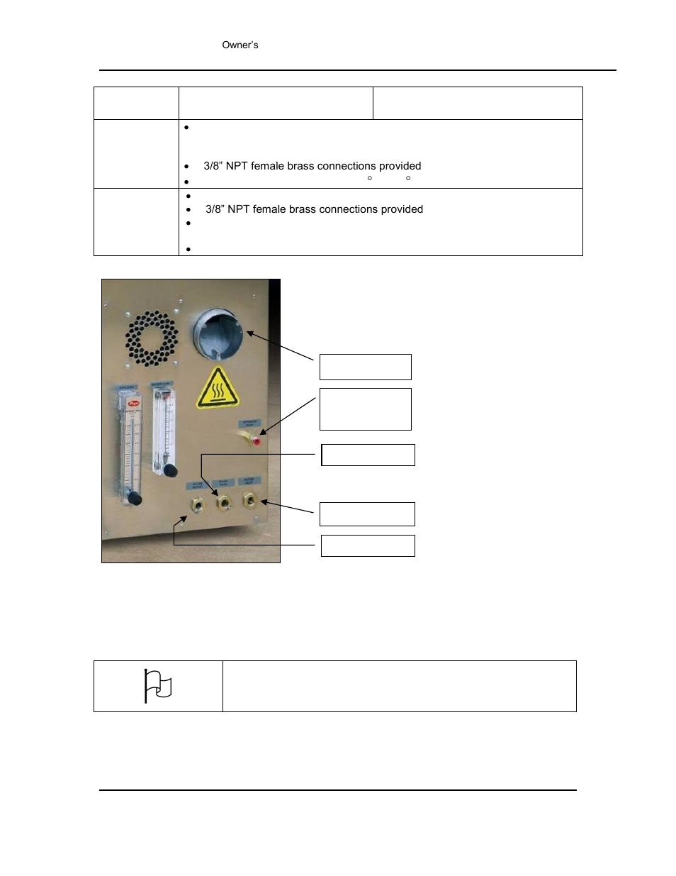 Figure 8. lcc/lcd2-14 utility connections, Nitrogen with water-cooled models | Despatch LCC/LCD2-14-4 Oven Series with Protocol 3 User Manual | Page 25 / 59