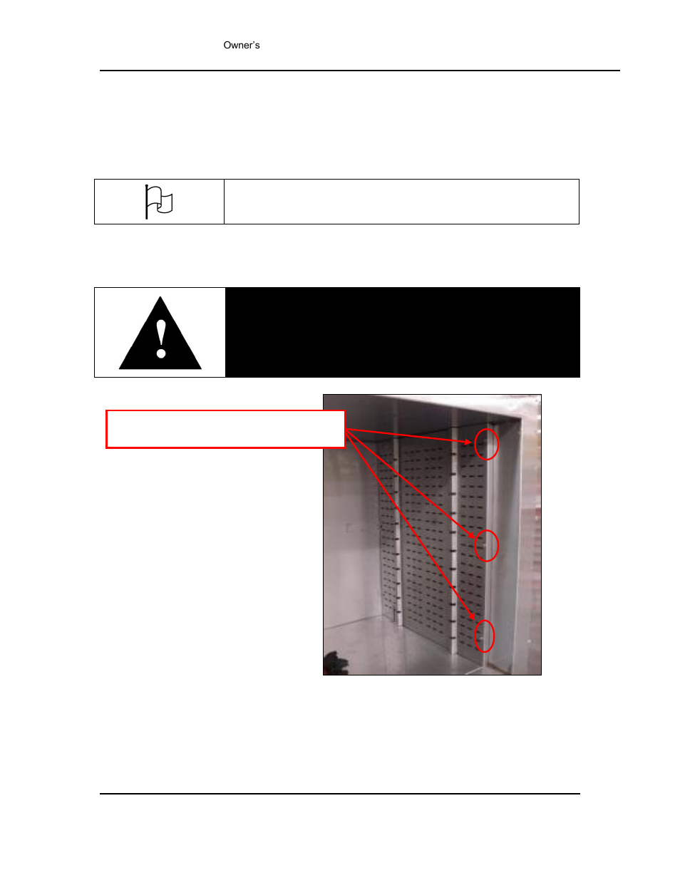 Figure 13. lcc/lcd2-14 side panel, Danger | Despatch LCC/LCD2-14-4 Oven Series with Protocol 3 User Manual | Page 33 / 59