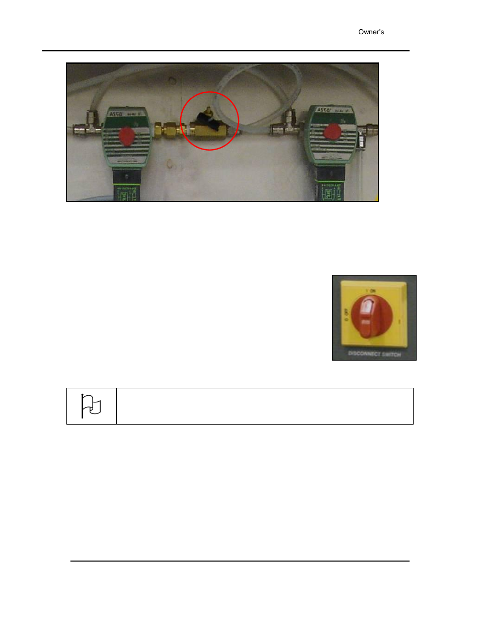 Main disconnect and manual unlock, Main disconnect switch, En (figure 20) | Despatch LCC/LCD2-14-4 Oven Series with Protocol 3 User Manual | Page 44 / 59