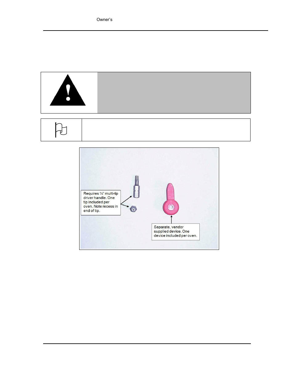 Manual unlock, Figure 22. door lock manual override key (lcc/lcd) | Despatch LCC/LCD2-14-4 Oven Series with Protocol 3 User Manual | Page 45 / 59